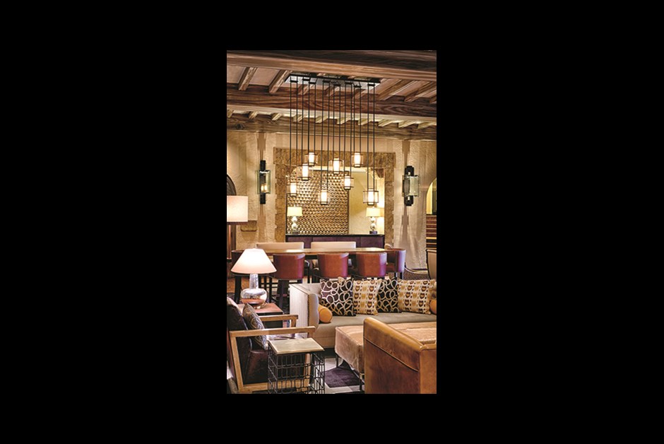 THE FAIRMONT SONOMA MISSION INN & SPA RECENTLY UNDERWENT A MAJOR REFURBISHMENT, INCLUDING A NEWLY- DECORATED LOBBY (ABOVE RIGHT), THOUGH THE STRIKING EXTERIOR, WILLOW STREAM SPA AND SANTÉ RESTAURANT ARE AS ICONIC AS EVER